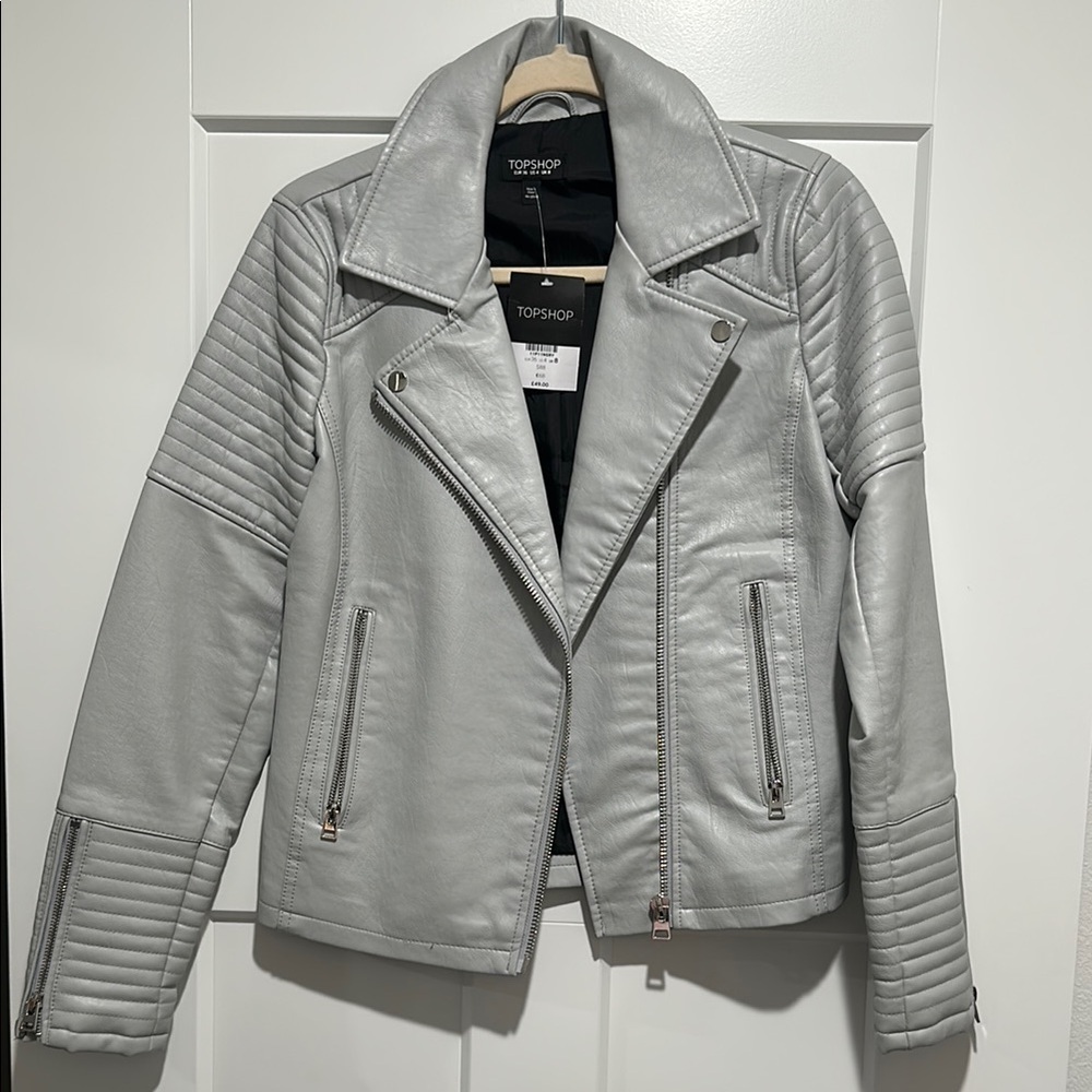 NWT Topshop Moto Biker Jacket
